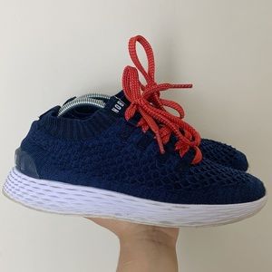 NoBull Women’s Navy Blue Knit Runners 7.5